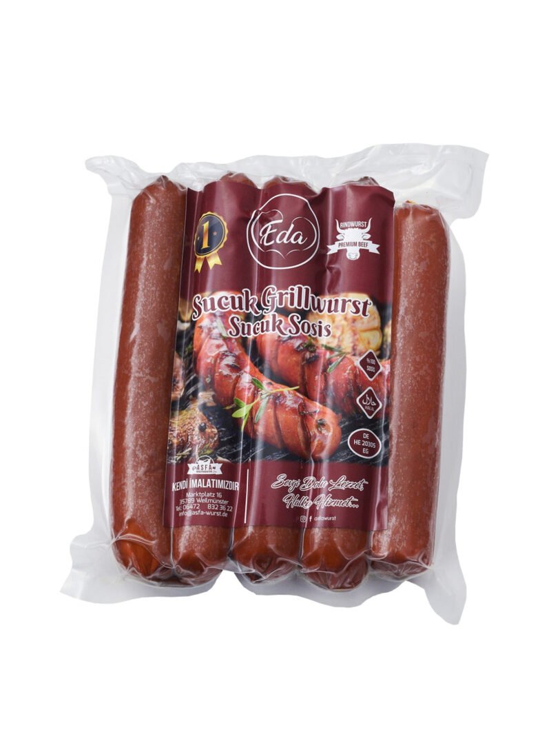 Halal Sucuk Grillwurst – 500g | Orientalisch gewürzt, aus 100 % Rindfleisch – Bild 2